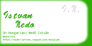 istvan nedo business card