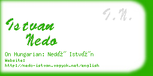 istvan nedo business card